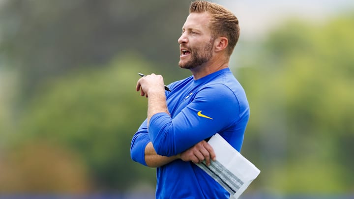 Los Angeles Rams OTA Offseason Workout HC Sean McVay