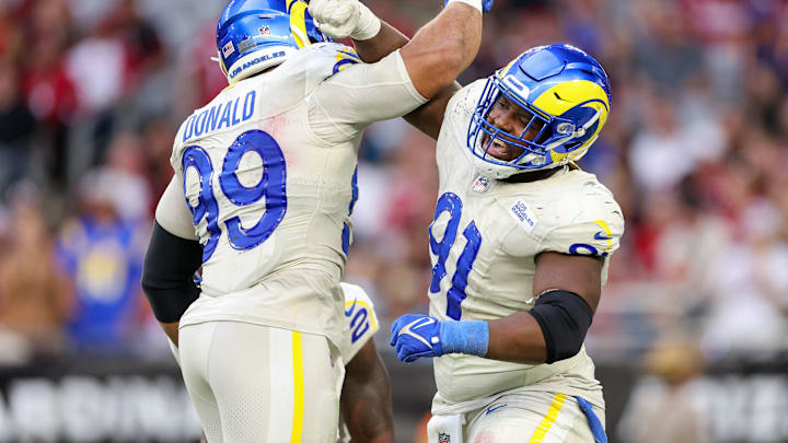 Los Angeles Rams v Arizona Cardinals, Aaron Donald, Kobie Turner