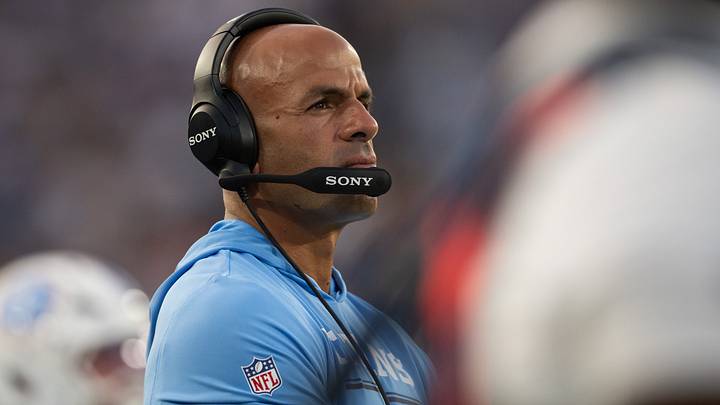 Aug 29, 2026; Nashville, Tennessee, USA; Tennessee Titans head coach Robert Saleh watches against the Chicago Bears during the second half at Nissan Stadium. Mandatory Credit: Steve Roberts-Imagn Images Aug 29, 2026; Nashville, Tennessee, USA; Tennessee Titans head coach Robert Saleh watches against the Chicago Bears during the second half at Nissan Stadium. Mandatory Credit: Steve Roberts-Imagn Images
