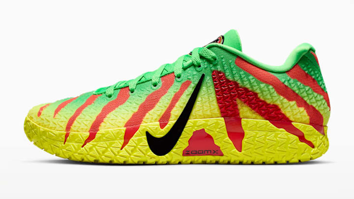 The Nike Ja 3 "Explorer" colorway.