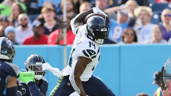 DK Metcalf of the Seattle Seahawks