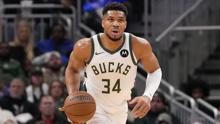 Milwaukee Bucks forward Giannis Antetokounmpo is a great prop target on Sunday.