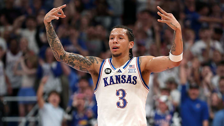 Kansas basketball player Tre White