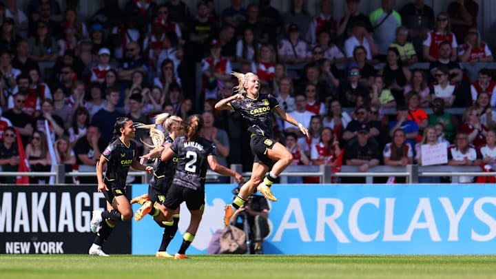 Aston Villa stunned Arsenal