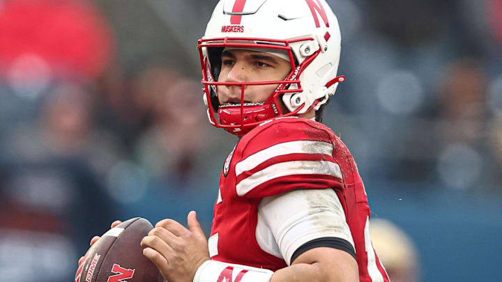 Nebraska quarterback Dylan Raiola. 