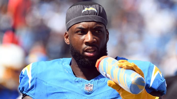 Sep 17, 2023; Nashville, Tennessee, USA; Los Angeles Chargers wide receiver Mike Williams (81)