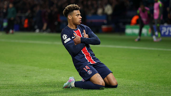 Désiré Doué avait inscrit un but exceptionnel lors du match aller au Parc des Princes