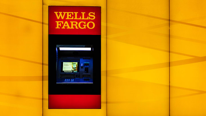 ATM at a Wells Fargo Bank.