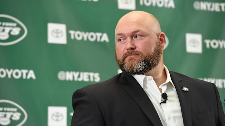 The Jets practice at the Atlantic Health Jets Training Center in Florham Park on Tuesday, June 11, 2019. General Manager Joe Douglas.