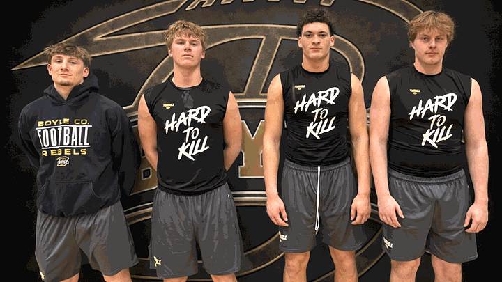 Boyle County's senior tight end group includes, from left, Lucas Akers, Clay Pendygraft, Seneca Driver and Maddox Hager. Boyle County's senior tight end group includes, from left, Lucas Akers, Clay Pendygraft, Seneca Driver and Maddox Hager.