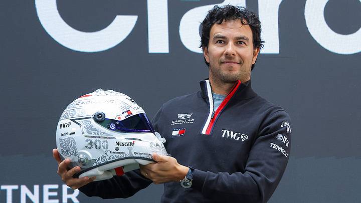 Sergio 'Checo' Pérez, en conferencia de prensa previo al GP México. Sergio 'Checo' Pérez, en conferencia de prensa previo al GP México.