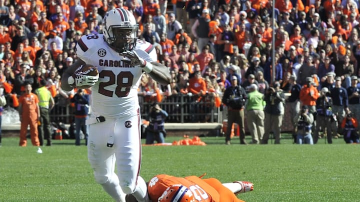 South Carolina football running back Mike Davis