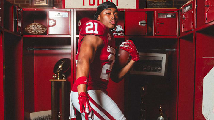 Oklahoma running back Xavier Robinson Oklahoma running back Xavier Robinson