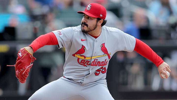 Jun 11, 2026; New York City, New York, USA; St. Louis Cardinals pitcher Jojo Romero (59) pitches against the New York Mets during the seventh inning at Citi Field. Mandatory Credit: Brad Penner-Imagn Images Jun 11, 2026; New York City, New York, USA; St. Louis Cardinals pitcher Jojo Romero (59) pitches against the New York Mets during the seventh inning at Citi Field. Mandatory Credit: Brad Penner-Imagn Images