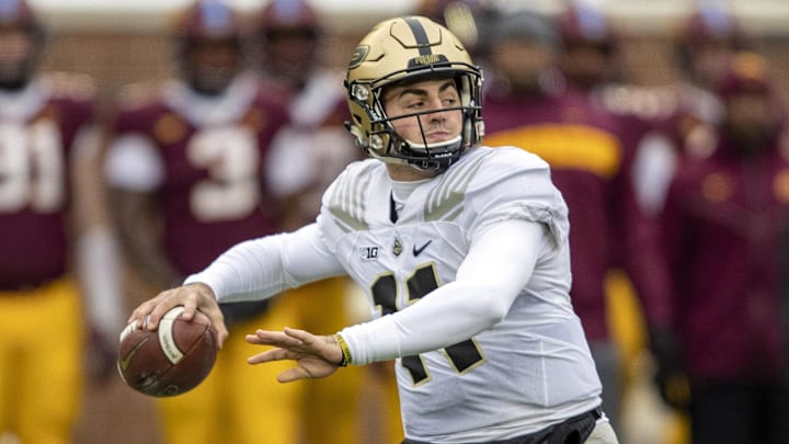 Purdue Boilermakers quarterback David Blough