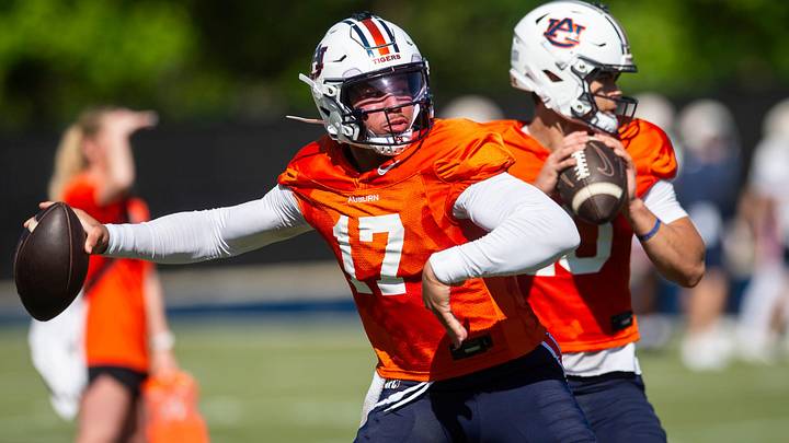Auburn Tigers quarterback Byrum Brown enters his first season with the program after a stellar career at USF. Auburn Tigers quarterback Byrum Brown enters his first season with the program after a stellar career at USF.