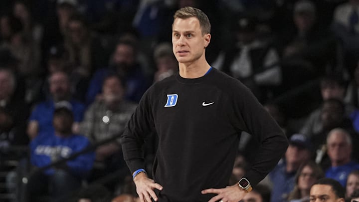 Duke basketball head coach Jon Scheyer Duke basketball head coach Jon Scheyer