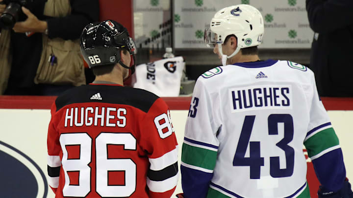 Vancouver Canucks v New Jersey Devils