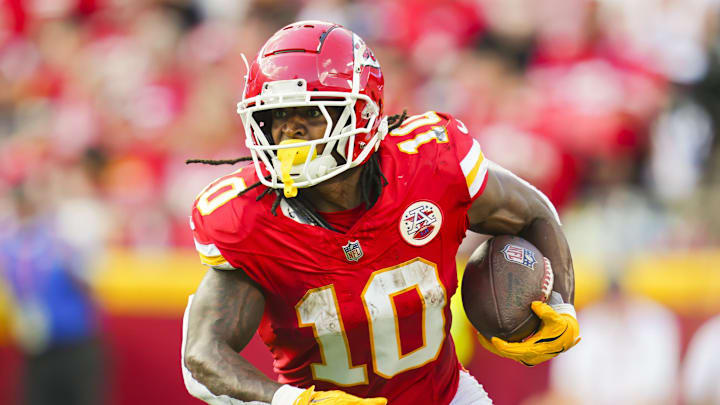 Kansas City Chiefs running back Isiah Pacheco.