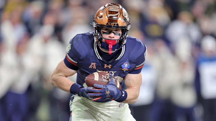 Navy wide receiver Eli Heidenreich Navy wide receiver Eli Heidenreich