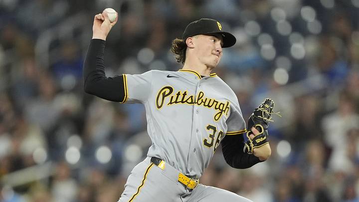 May 22, 2026; Toronto, Ontario, CAN; Pittsburgh Pirates starting pitcher Bubba Chandler (36) pitches to the Toronto Blue Jays during the first inning at Rogers Centre. Mandatory Credit: John E. Sokolowski-Imagn Images May 22, 2026; Toronto, Ontario, CAN; Pittsburgh Pirates starting pitcher Bubba Chandler (36) pitches to the Toronto Blue Jays during the first inning at Rogers Centre. Mandatory Credit: John E. Sokolowski-Imagn Images