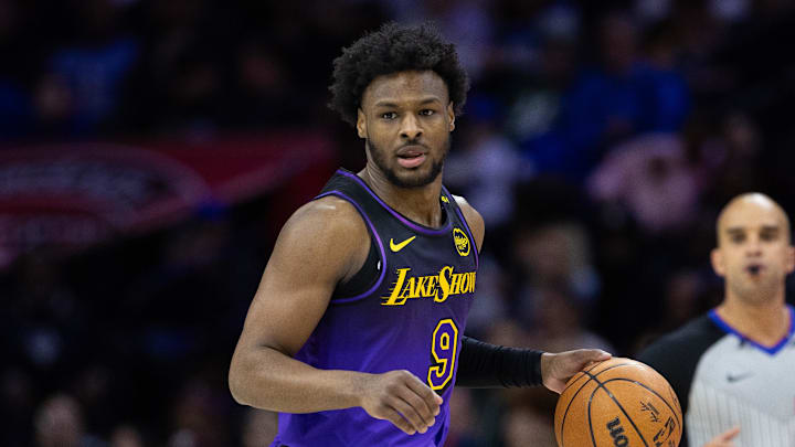 Los Angeles Lakers guard Bronny James' player-exclusive Nike sneakers are out now. Los Angeles Lakers guard Bronny James' player-exclusive Nike sneakers are out now.