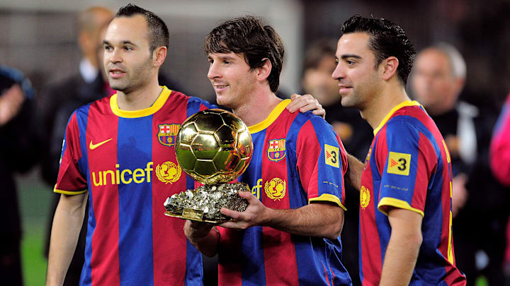 Iniesta, Messi y Xavi representan la élite histórica de los canteranos del FC Barcelona Iniesta, Messi y Xavi representan la élite histórica de los canteranos del FC Barcelona