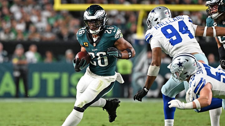 Bet the OVER on Saquon Barkley's rushing yards total against the Cowboys in Week 12.