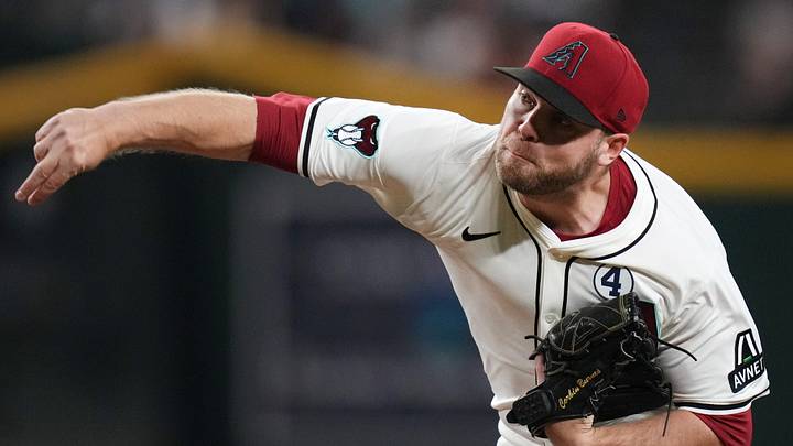 Arizona Diamondbacks' Corbin Burnes (39) pitches against the Washington Nationals at Chase Field in Phoenix on June 1, 2025. Arizona Diamondbacks' Corbin Burnes (39) pitches against the Washington Nationals at Chase Field in Phoenix on June 1, 2025.