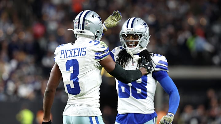 Dallas Cowboys wide receivers George Pickens and CeeDee Lamb Dallas Cowboys wide receivers George Pickens and CeeDee Lamb