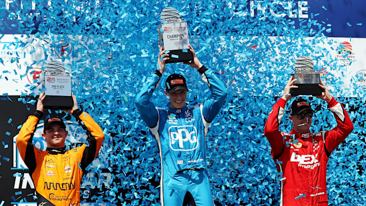 Pato O'Ward, Josef Newgarden, Scott McLaughlin, IndyCar