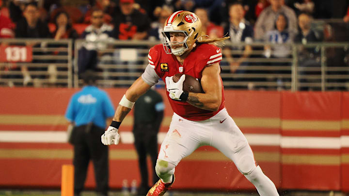 Kittle scored a touchdown in the Week 8 win over the Cowboys