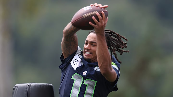 Jaxon Smith-Njigba of the Seattle Seahawks