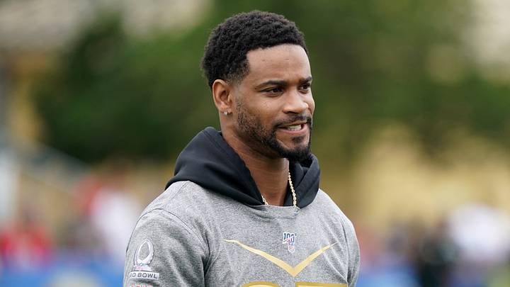 Jan 23, 2020; Kissimmee, Florida, USA; Detroit Lions cornerback Darius Slay (23). Mandatory Credit: Kirby Lee-USA TODAY Sports Jan 23, 2020; Kissimmee, Florida, USA; Detroit Lions cornerback Darius Slay (23). Mandatory Credit: Kirby Lee-USA TODAY Sports
