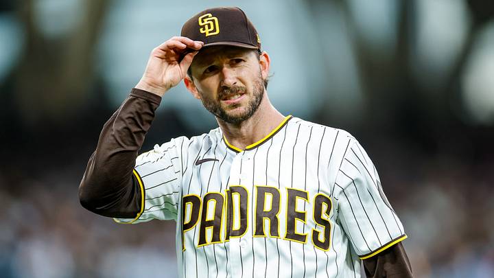 Jun 6, 2026; San Diego, California, USA; San Diego Padres starting pitcher Griffin Canning (17) walks off the field during the second inning against the New York Mets at Petco Park. Mandatory Credit: David Frerker-Imagn Images Jun 6, 2026; San Diego, California, USA; San Diego Padres starting pitcher Griffin Canning (17) walks off the field during the second inning against the New York Mets at Petco Park. Mandatory Credit: David Frerker-Imagn Images