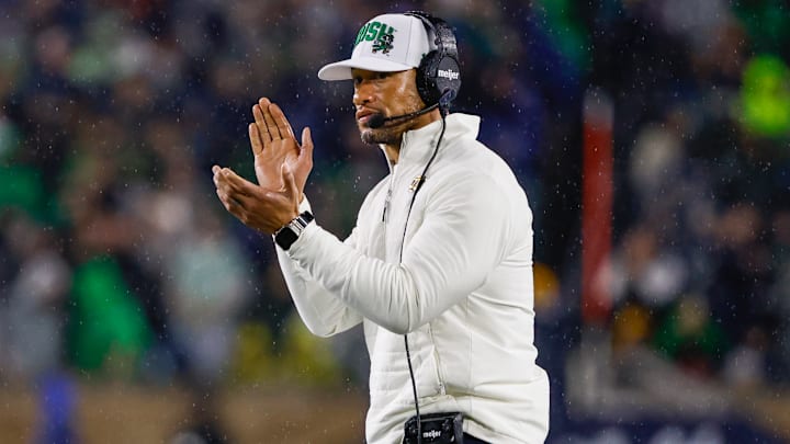 Marcus Freeman, USC v Notre Dame Marcus Freeman, USC v Notre Dame