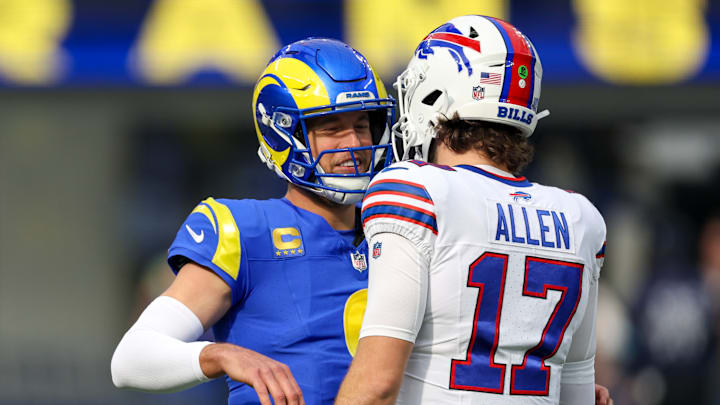Buffalo Bills Josh Allen v Los Angeles Rams Matthew Stafford,
