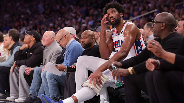 Philadelphia 76ers center Joel Embiid has yet to play this season and there is no timetable for his debut.