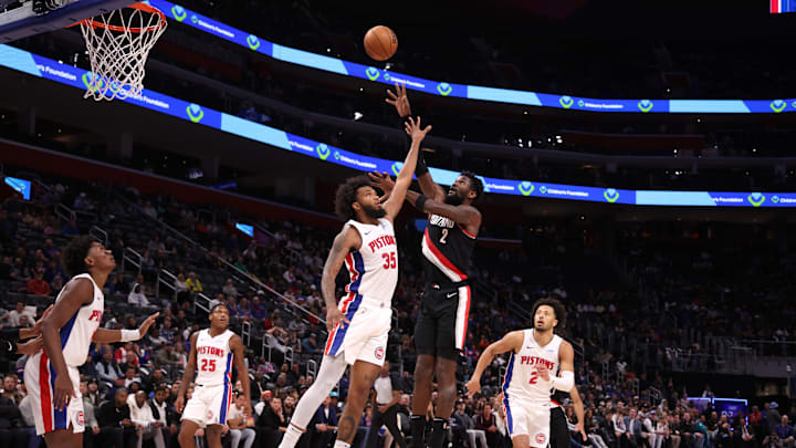 Portland Trail Blazers v Detroit Pistons