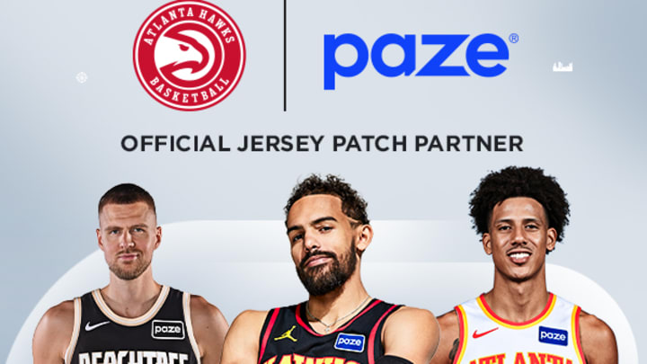 Atlanta Hawks Announce Multi-Year Partnership Jersey Patch Partnership With Paze