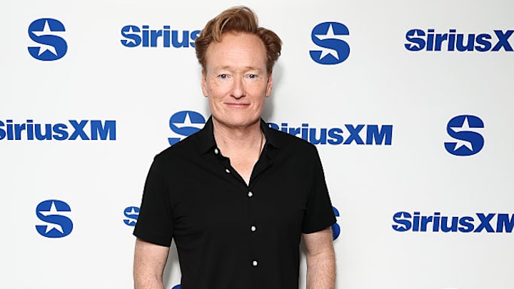 Conan O’Brien smiling on the red carpet Conan O’Brien smiling on the red carpet