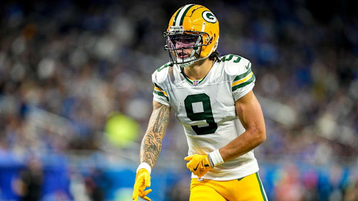 Green Bay Packers wide receiver Christian Watson