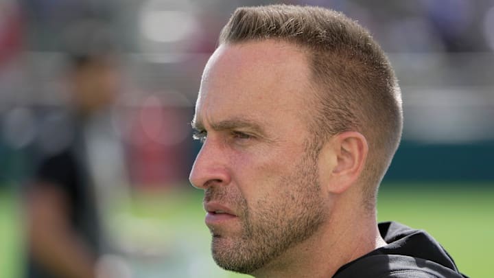 Green Bay Packers defensive coordinator Jeff Hafley