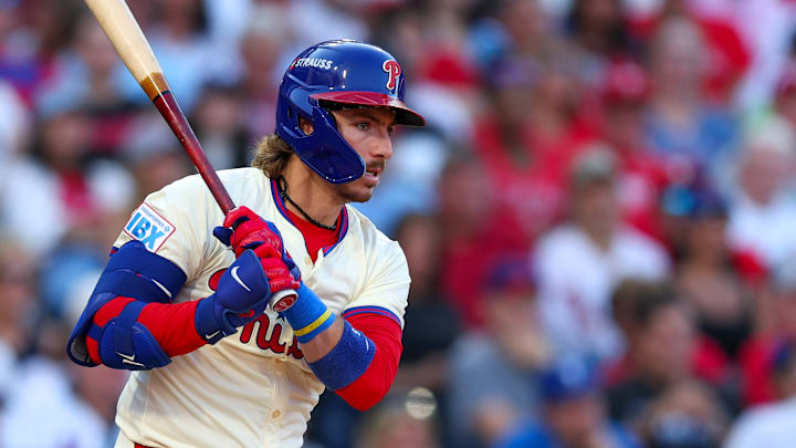 Philadelphia Phillies second baseman Bryson Stott had an elbow injury in 2024