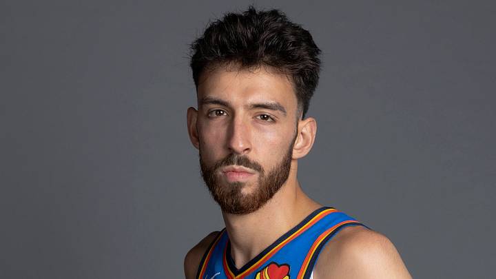 Sep 28, 2026; Oklahoma City, OK, USA; Oklahoma City Thunder center/forward Chet Holmgren (7) poses for a photo during Oklahoma City Thunder Media Day at Paycom Center. Mandatory Credit: Alonzo Adams-Imagn Images Sep 28, 2026; Oklahoma City, OK, USA; Oklahoma City Thunder center/forward Chet Holmgren (7) poses for a photo during Oklahoma City Thunder Media Day at Paycom Center. Mandatory Credit: Alonzo Adams-Imagn Images