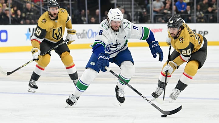 Vancouver Canucks v Vegas Golden Knights
