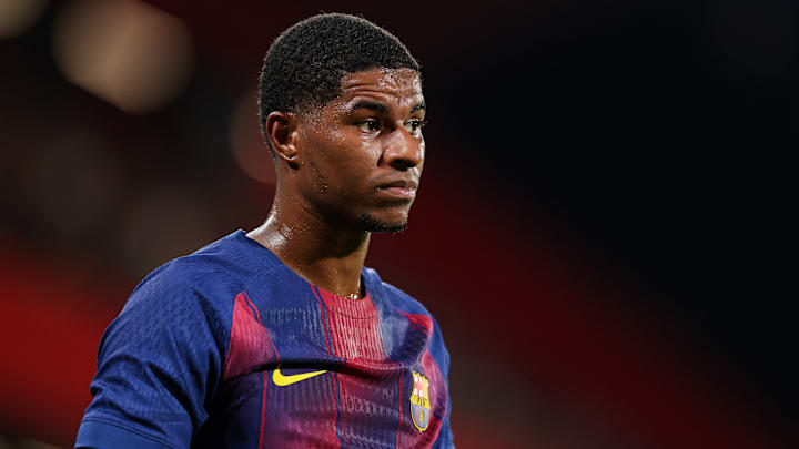 Marcus Rashford joined Barcelona on loan from Man Utd.