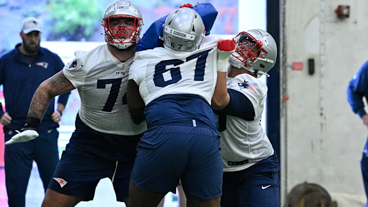 Jack Conley and Will Campbell, Patriots rookie minicamp