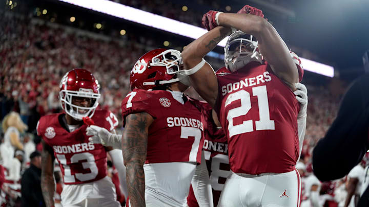 Oklahoma Sooners running back Xavier Robinson