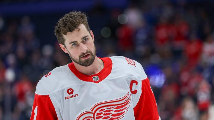 Apr 13, 2026; Tampa, Florida, USA; Detroit Red Wings center Dylan Larkin (71) warms up before a game against the Tampa Bay Lightning at Benchmark International Arena. Mandatory Credit: Nathan Ray Seebeck-Imagn Images Apr 13, 2026; Tampa, Florida, USA; Detroit Red Wings center Dylan Larkin (71) warms up before a game against the Tampa Bay Lightning at Benchmark International Arena. Mandatory Credit: Nathan Ray Seebeck-Imagn Images